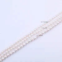 3a high quality classical style round shape natural loose pearl 3mm 8mm whitepinkpurple freshwater pearl strands