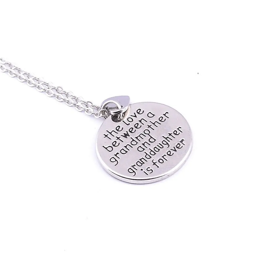 Кулон в виде сердца с надписью популярное ювелирное изделие для женщин унисекс