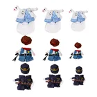 Смешная костюм зимний костюм для кошки, собаки одежда платье одежда ДОКТОР полицейский ковбой L4MF