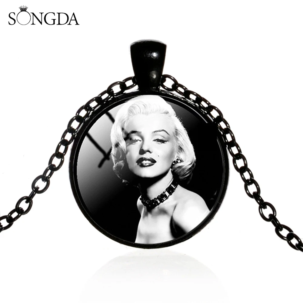 Классическое ожерелье знаменитости Мэрилин Монро модное женское сувенирное