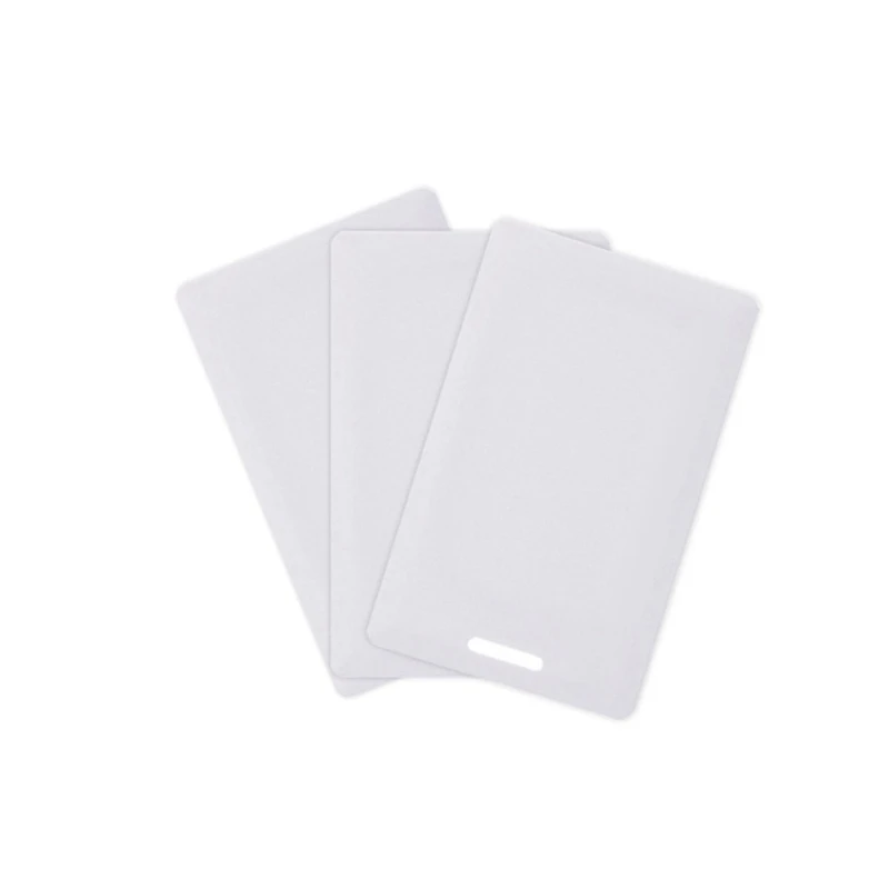 

Access Control Authorization Cards Chip 1 Set of 100/50 Pieces PVC White Tags Read-only Thick Card 1.8mm Read Write X6HB