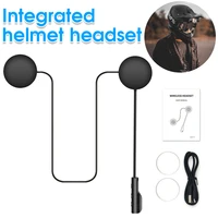 motorcycle helmet headset wireless bluetooth compatible 5 0 intercom headphones universal intercom interphone set accessories