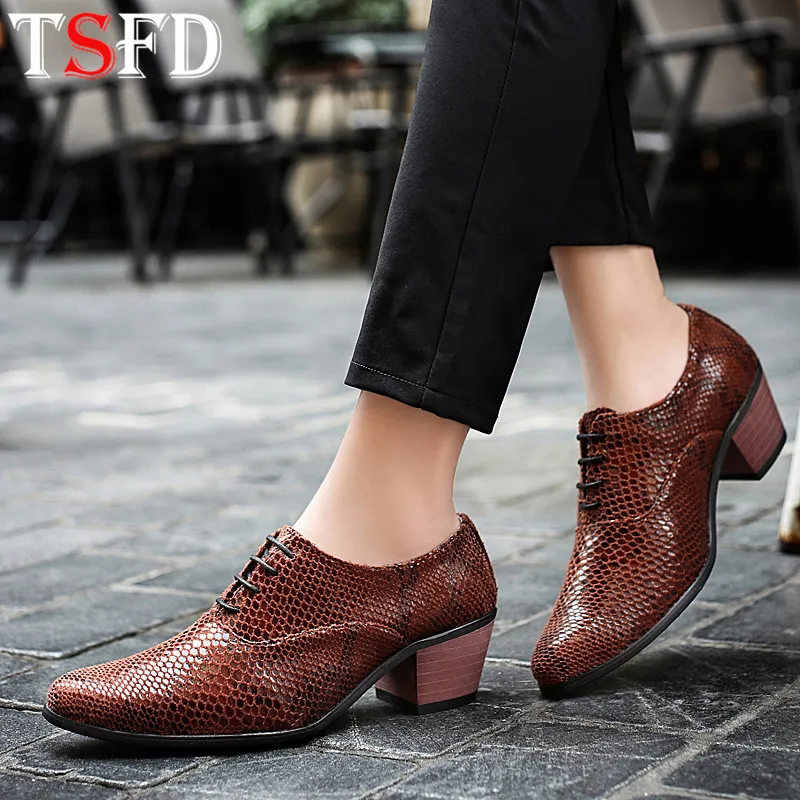 Туфли-оксфорды мужские кожаные модные кроссовки Классическая обувь для свадьбы