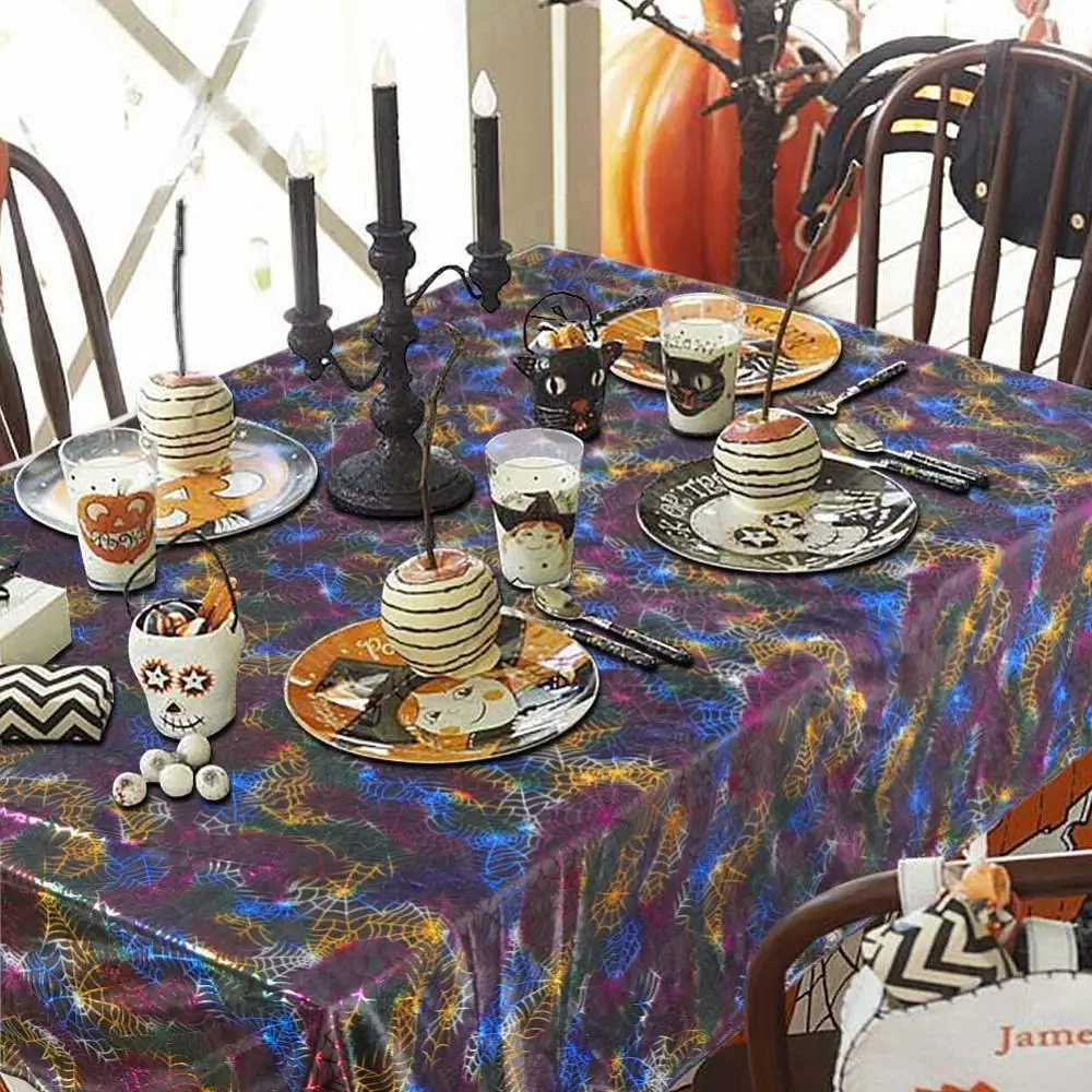 OurWarm скатерть с паутинной паутинкой украшения для Хэллоуина вечерние скатерти в