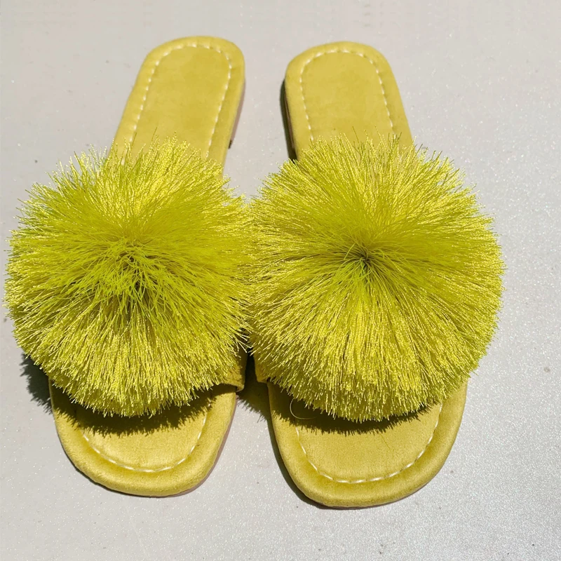 Zapatillas de verano para mujer, Sandalias cómodas antideslizantes de fondo plano para exteriores, zapatos rosas, 2020