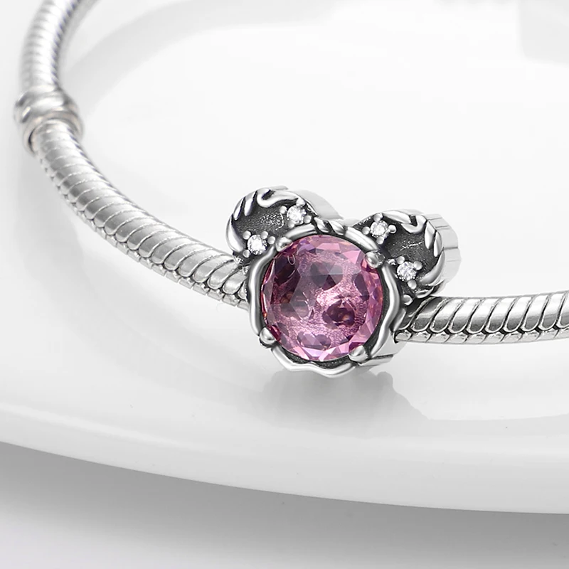 

Серебряные Подвески plata из серебра 925 пробы в форме мыши, подвески-бусины, подходят для оригинального браслета Пандоры, ожерелья, женские Мод...