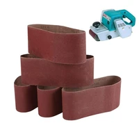 foxbc 5pcs sanding belts 100x610mm 4x24 sandpaper 60 80 120 240 grit aluminium oxide woodworking accessories