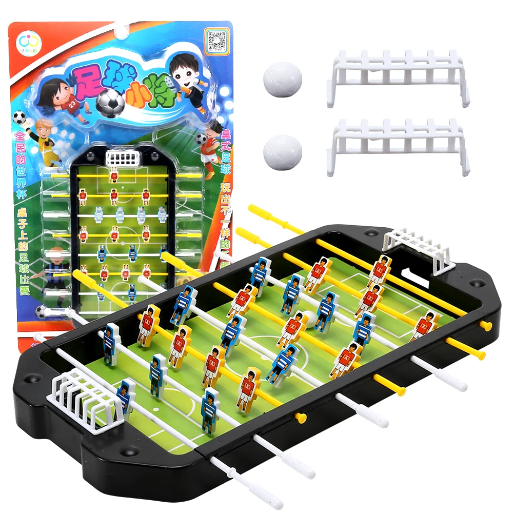 Мини-футбол игрушка стрельба вершина футбольное поле с мячами для домашнего