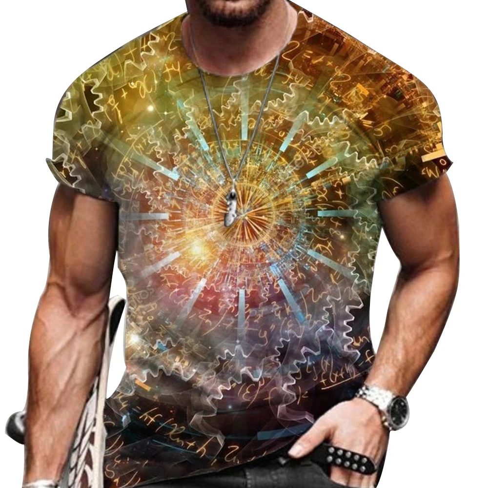 

Retro Style Printed T-shirt | Poker | Viking | Flag Pattern Street Style Round Neck Breathable All-match T-shirt Latest 2021