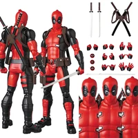 mafex x men 082 deadpool action figure comic version collectable model toy doll gift 18cm