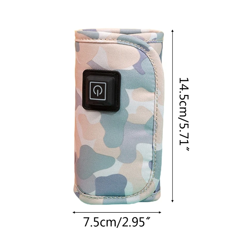 

1 Pc Portable USB Baby Bottle Warmer Travel Milk Warmer Infant Feeding Bottle Heated Cover Insulation Thermostat Food Heater