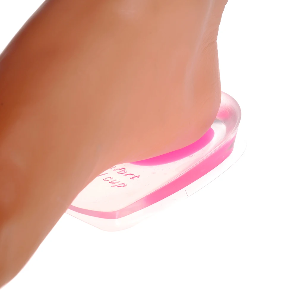 Пара силиконовых гелевая подушечка противоскользящие стельки для облегчения