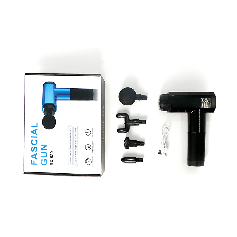 

LCD Display Muscle Massage Gun Sport Therapy Massager Body Relaxation Pain Relief Slimming Shaping Massager 4 Heads