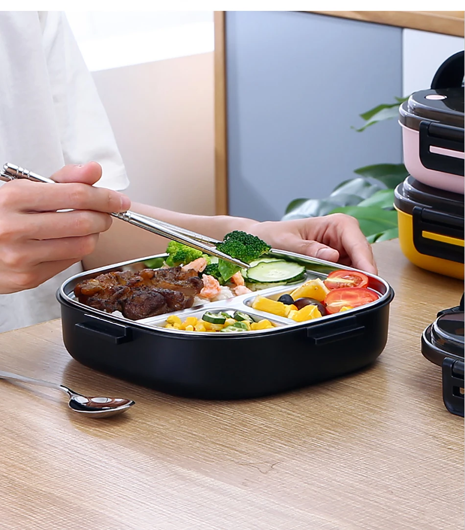 Ланч бокс из нержавеющей стали для детей новый с подогревом 2019 кухонные