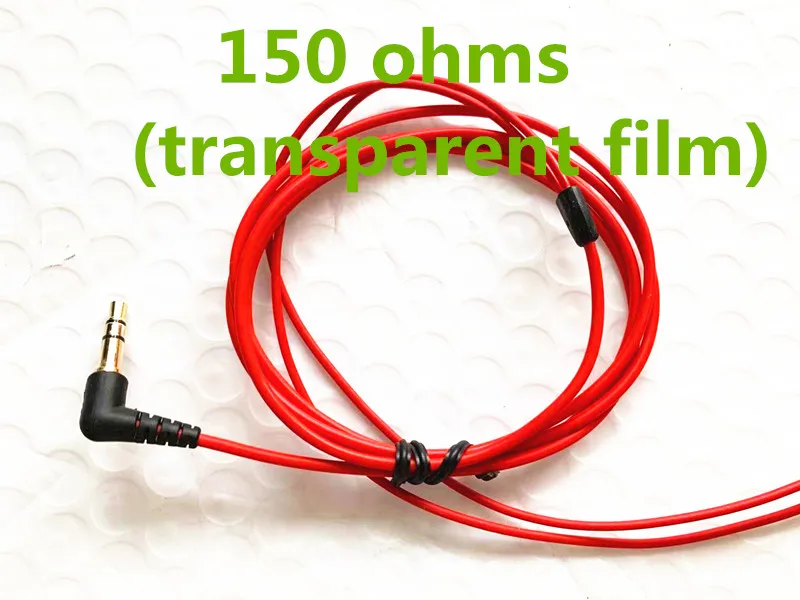 Diy наушники pk1 pk2 SR2 PRO TPE провод - Цвет: curved 150ohms
