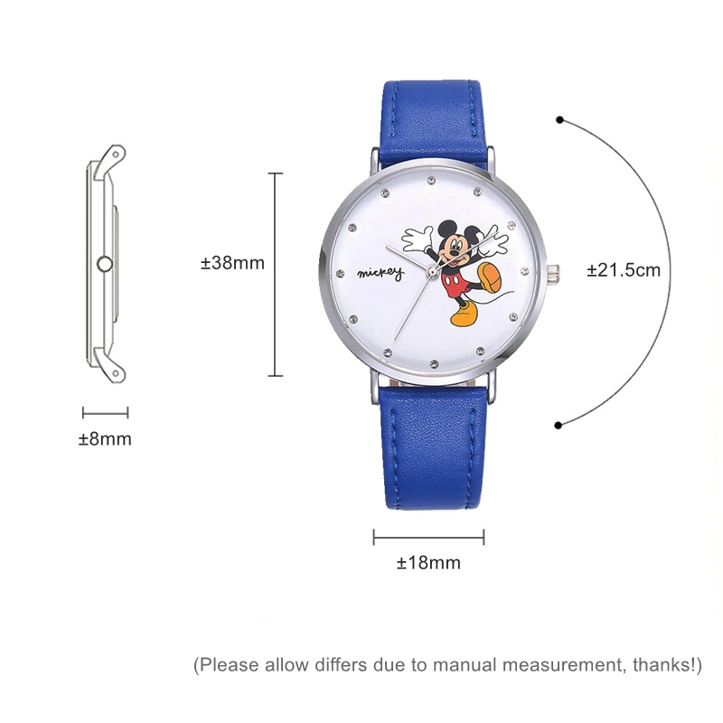 2020 новые часы disney Happiness Mickey mouse женские Роскошные блестящие стразы Женские Модные