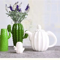 cute nordic personal white teapot creative ceramic container kung fu tea set chinese porcelain bouilloire tea infuser ed50cf