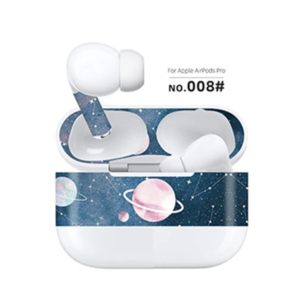 E Защитный чехол для наушников, защитная пленка для Apple AirPods Pro, новинка, защита от царапин, супер крутая - Цвет: E