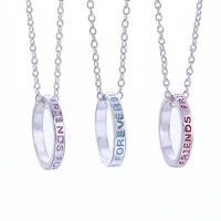 3pcs new fashion best friends charm pendant necklace for women sister gifts