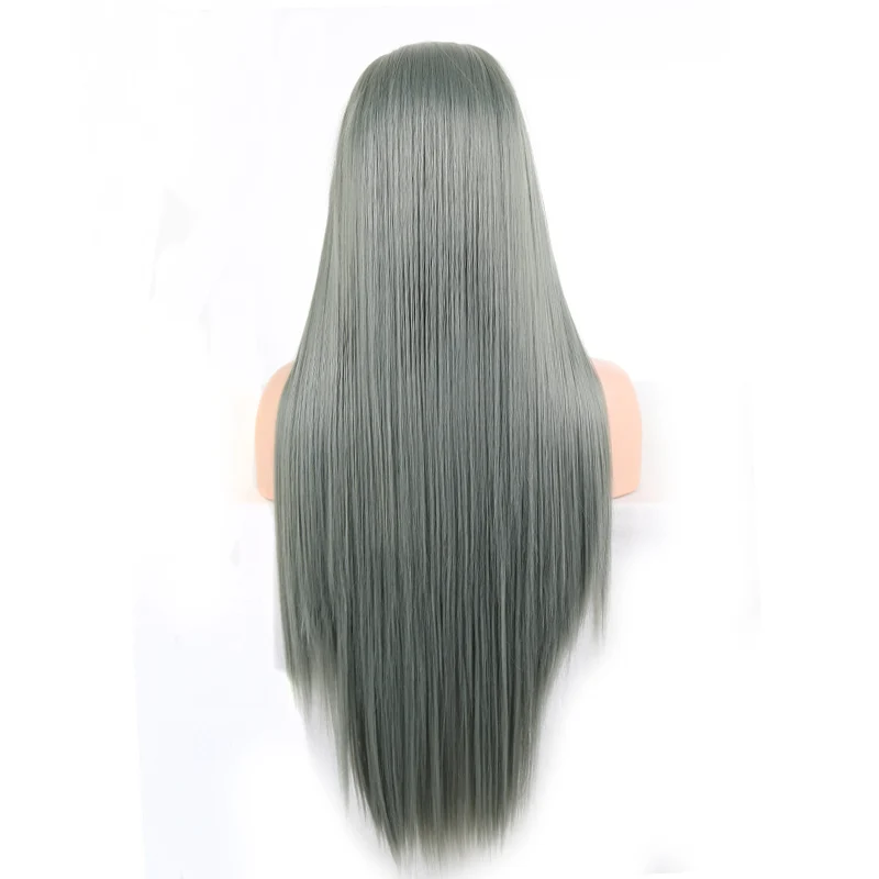 Парик харизма с прямыми волосами без клея фронтальные синтетические волосы из