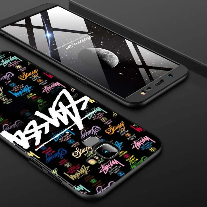 

Fashion street brand Cover for Samsung Galaxy J8 J7 Duo J6 J5 Prime J4 Plus J3 J2 Core 2018 2017 2016 Black Phone Case