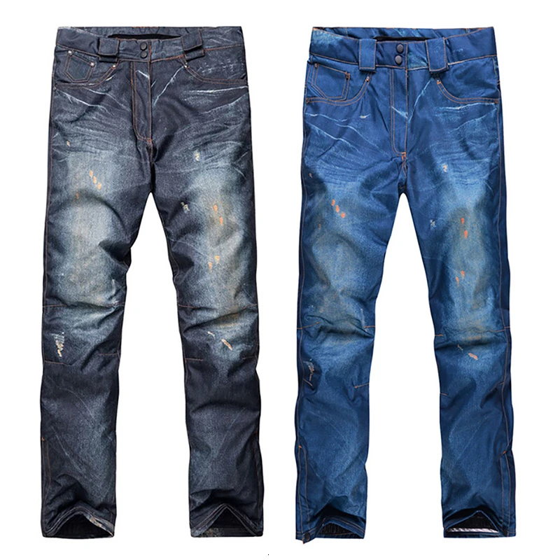 Уличные мужские и женские профессиональные лыжные штаны зимние для сноуборда