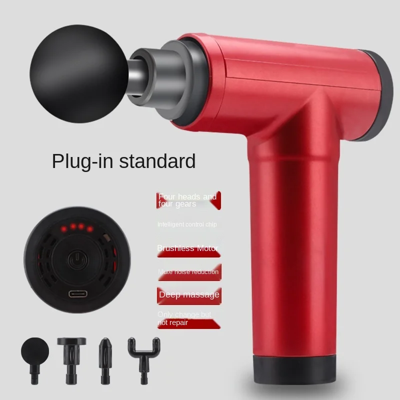 

Fascia Gun Muscle Relaxation Pain Relief Massager Fascia Muscle Soothing Artifact Fitness Deep Electric Massager Fascia Gun