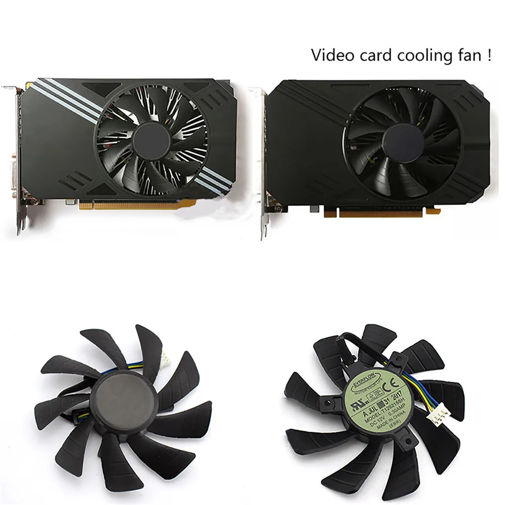 Вентилятор Охлаждения видеокарты для ZOTAC GTX1060 Mini ITX P106 090 Computing Card запасные