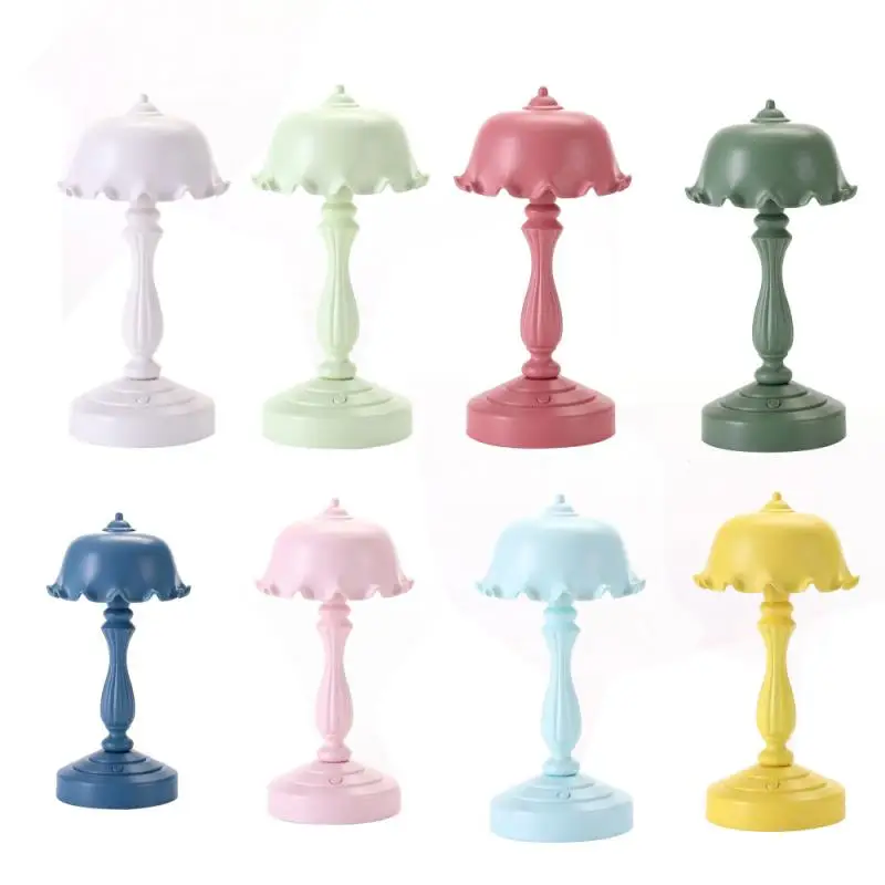 

1pc New Mini Night Light Nostalgic Retro Style Rechargeable Table Lamp Bedroom Bedside LED Eye Lamp For Dormitory Bedroom
