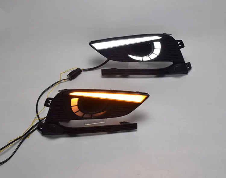 YUANEN 2 шт. DRL для Chevrolet Cruze дневные ходовые огни противотуманная фара крышка фары 12 в дневной сигнал для Chevy