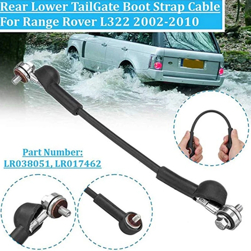 Для Range Rover L322 задняя крышка Boot Strap X1 Cable 2002 2010 LR038051|Кабели ручного тормоза| |