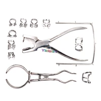 1 set dental teeth care dental perforator dental dam hole puncher pliers for rubber dam puncher lab orthodontic tools