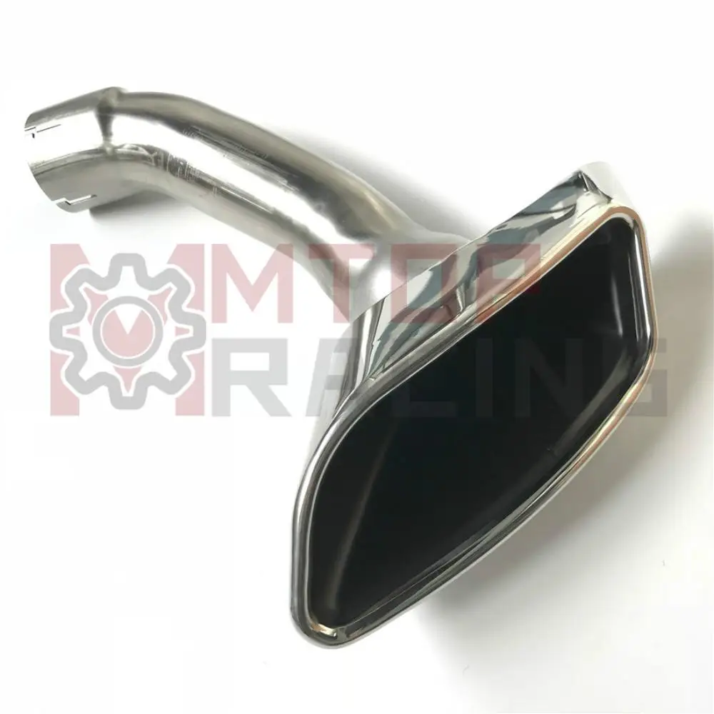 

Stainless Steel Rear Exhaust Muffler Pipe Tips For BMW X6 E71 2008 2009 2010 2011 2012 2013 Silver Pair