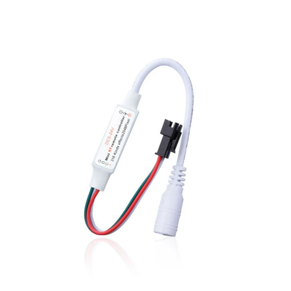 Светодиодный светильник WS2812B WS2811 SK6812 RGB Led контроллер 14 ключей RF беспроводной
