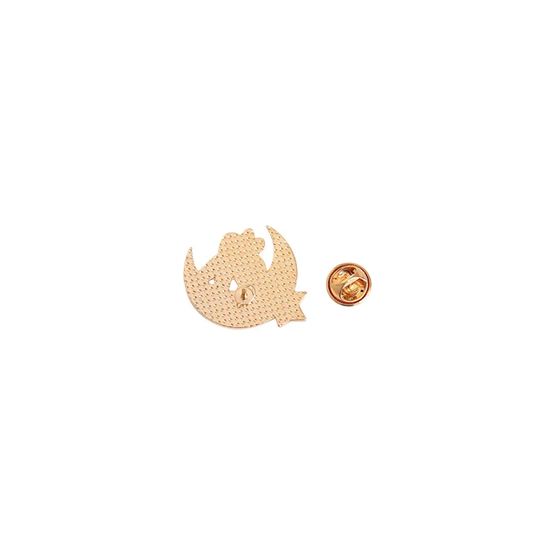 Маленькая яркая желтая брошь в японском и корейском стиле простой дизайн