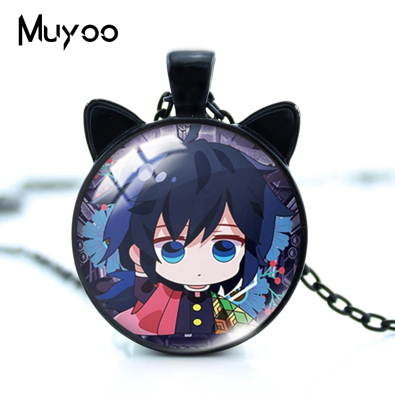 Новинка 2021 ожерелье с подвеской в виде кота из мультфильма аниме рассекающий