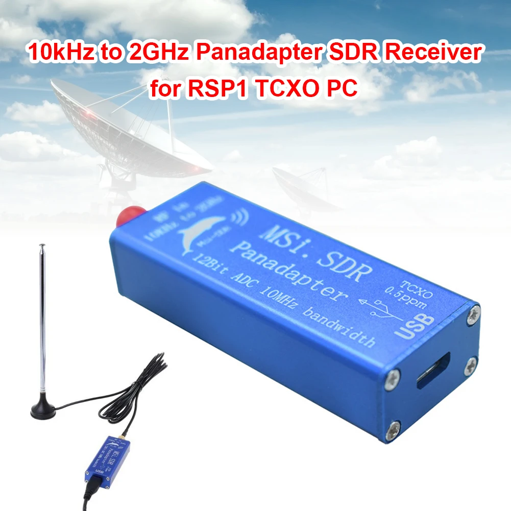12-битный ADC-чип MSI.SDR от 10 кГц до 2 ГГц Panadapter широкополосное программное обеспечение