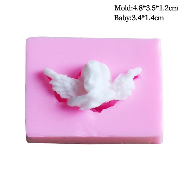 Sugarcraft Ангел Детские Силиконовые формы для украшения торта инструменты помадка шоколадный смолы глины плесень кухня выпечки Плесень C388