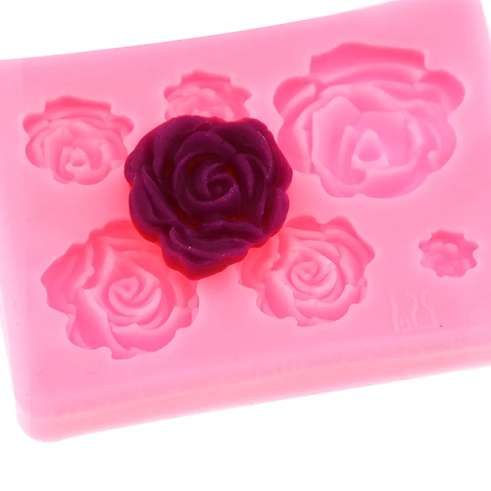 Силиконовая форма для торта 7 сеток роза шоколадная инструменты украшения