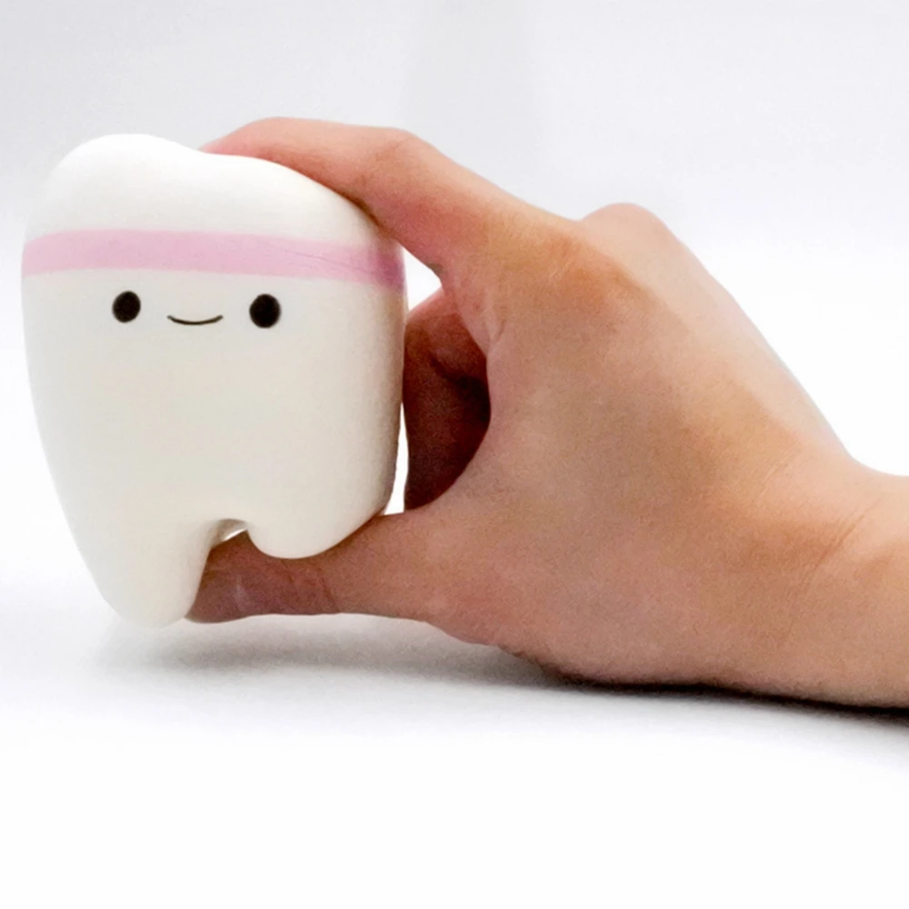 

Cute Cartoon Simulation Tooth Pendant Squish Toy Squishies Slow Rising Soft Squeeze Cute Stretchy Toy Gift Anti-stress