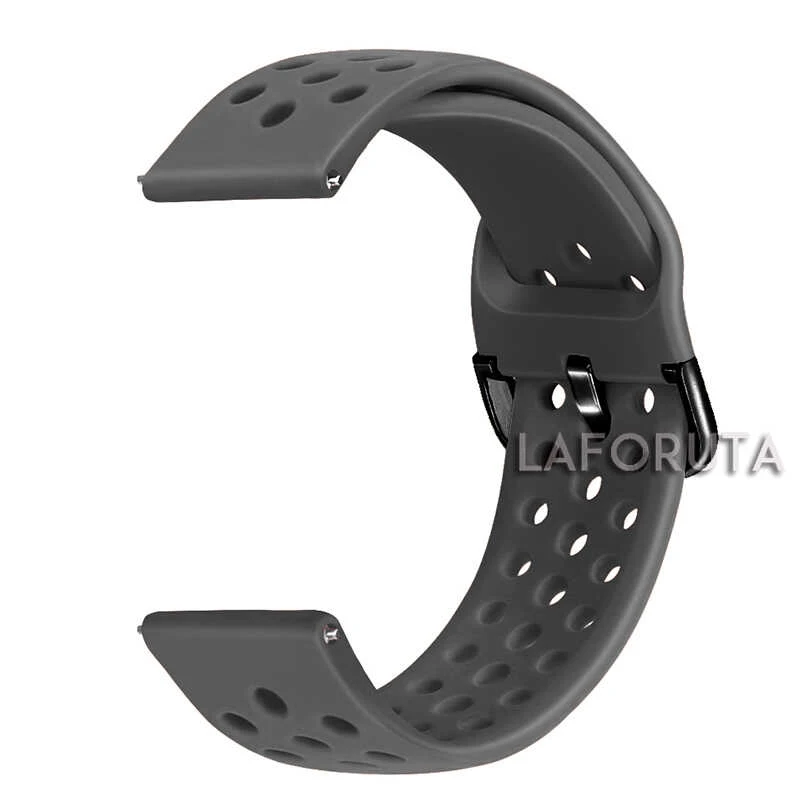 Dark gray Galaxy Watch 46 мм для samsung gear S3 Frontier huawei Watch GT ремешок 22 мм ремешок для смарт-часов аксессуары для женщин и мужчин браслет - Цвет ремешка: Dark gray