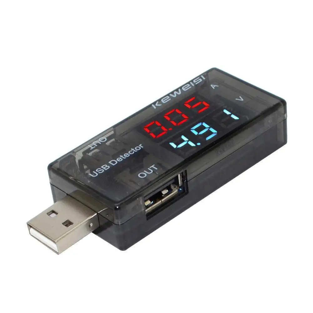 USB 5 В QC 2 0 3 OLED измеритель емкости и напряжения тока тестер настольное зарядное