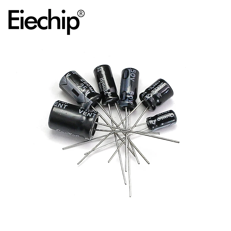 

Aluminum Electrolytic Capacitors 16V 25V 35V 50V 63V 100V 400V 450V 1UF 2.2UF 3.3UF 4.7UF 10UF 68UF 100UF 220UF 4700UF 6800uf