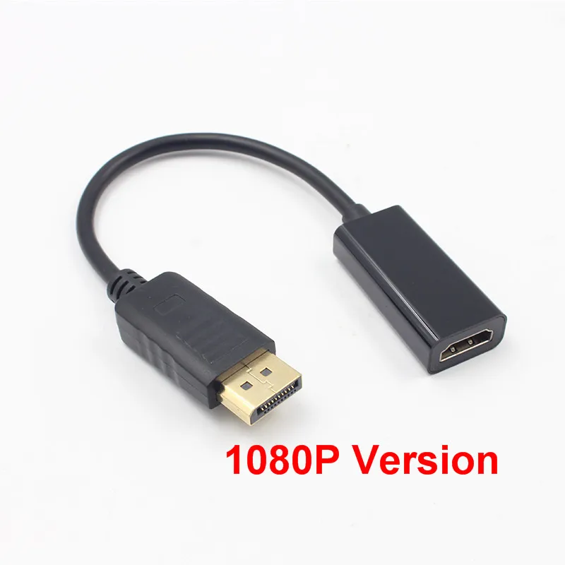Адаптер 4K * 2K / 1080P DP в HDMI-совместимый с портом дисплея переходник штырь-гнездо для