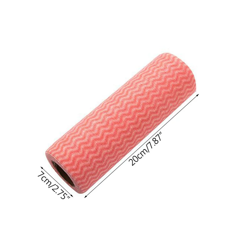 

Kitchen Supplies Rag Can Be Cut Disposable Dish Cloth Non-Woven Fabric Multi-Purpose Non-Stick Oil Cleaning Scouring Pad