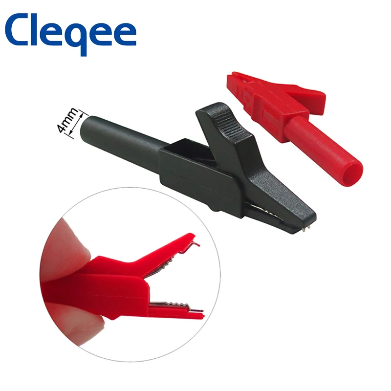 Cleqee Multimeter Test Leads Kit Safety Piercing Probe 4mm Banana Plug Stainless Needle Alligator Clips Automotive Tool Set | Инструменты