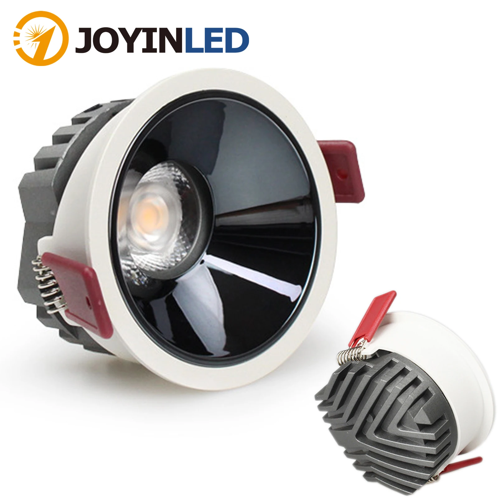 

2pcs Dimmable LED Downlight 7W Anti-Glare led Ceiling Lamp AC 220V 110V LED Spot Lighting Bedroom Kitchen led Recessed Downlight