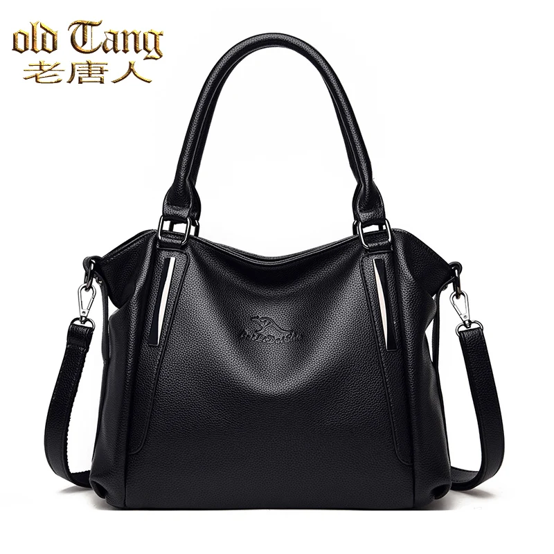 

OLD TANG Leisure Luxury Female Handbags Women Shoulder Bags for Women 2020 Designer Package Leather Shoulder Bag