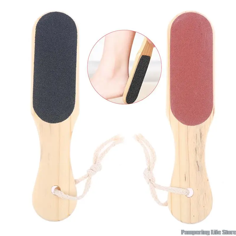 

Double Sides Wooden Foot File Foot Rasp Pedicure Tools Dead Skin Callus Remover
