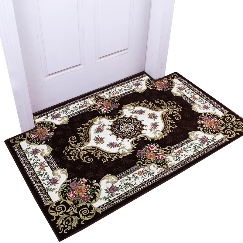

Дверной коврик beibehang, роскошный Европейский классический Коврик для дома, гостиной, спальни, квадратный водонепроницаемый нескользящий ков...